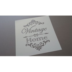 Pochoir Vintage Home (00086)