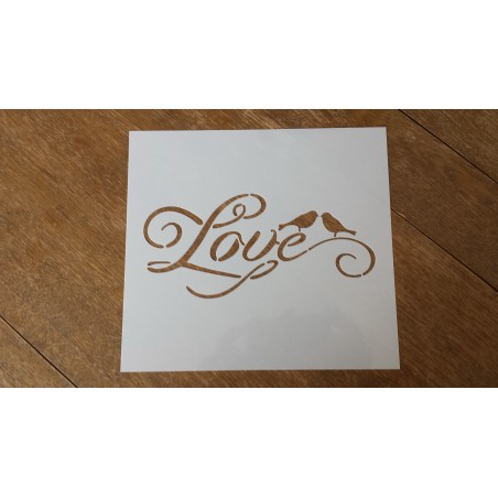 Pochoir - Love (00057) Pochoir - Love (00057)