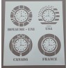 Pochoir Horloges (00069)