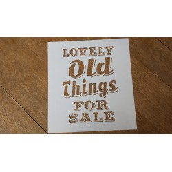 Pochoir - Lovely Old Things (00053)