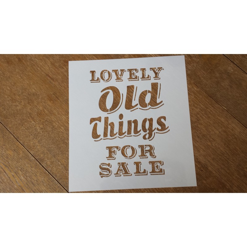 Pochoir - Lovely Old Things (00053) Pochoir - Lovely Old Things (00053)