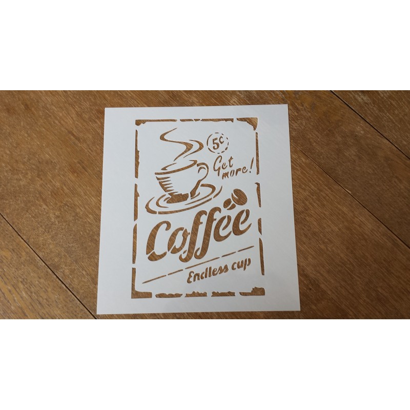 Pochoir - Coffee (00059) Pochoir - Coffee (00059)