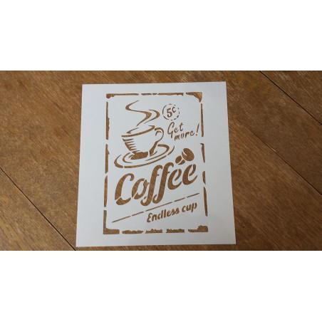 Pochoir - Coffee (00059) Pochoir - Coffee (00059)