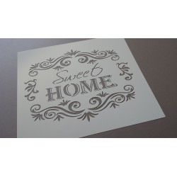 Pochoir Sweet Home Retro (00111)