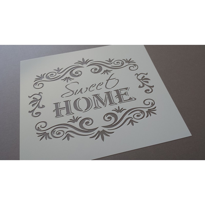 Pochoir Sweet Home Retro (00111)