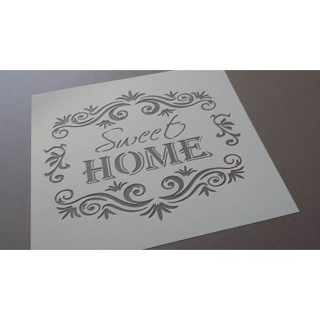 Pochoir Sweet Home Retro (00111) Pochoir Sweet Home Retro (00111)