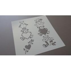 Pochoir Mini Ours (00091)
