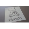Pochoir Ours et noeux (00090)
