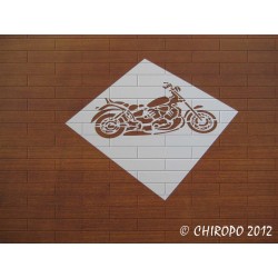 Scrapbooking Mask Pochoir - Harley Davidson 1 (07389)