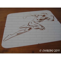 Pochoir Manga - Flash barry (06100)