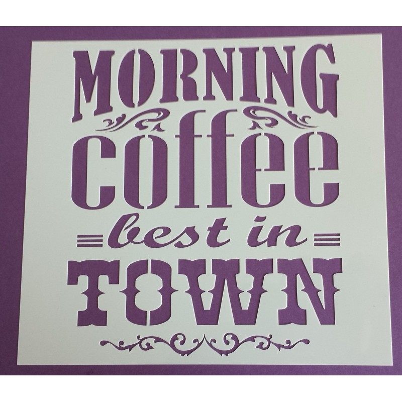 Pochoir - Morning Coffee (00121) Pochoir - Morning Coffee (00121)