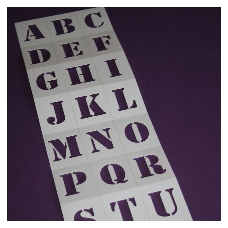 Pochoir Alphabet - Loft Usine