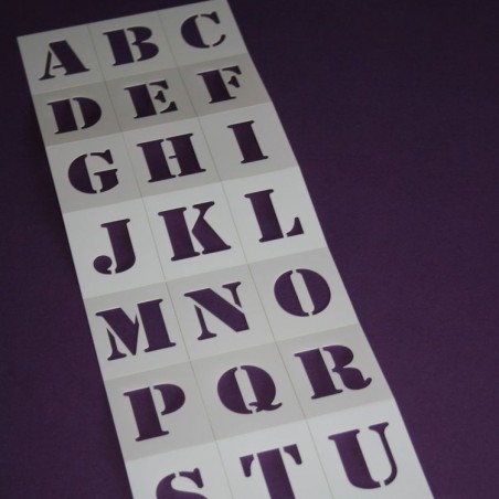 Pochoir Alphabet - Loft Usine Pochoir Alphabet - Loft Usine