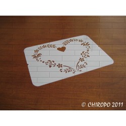 Pochoir Mini coeur 1 - Baroque (0545-F1)