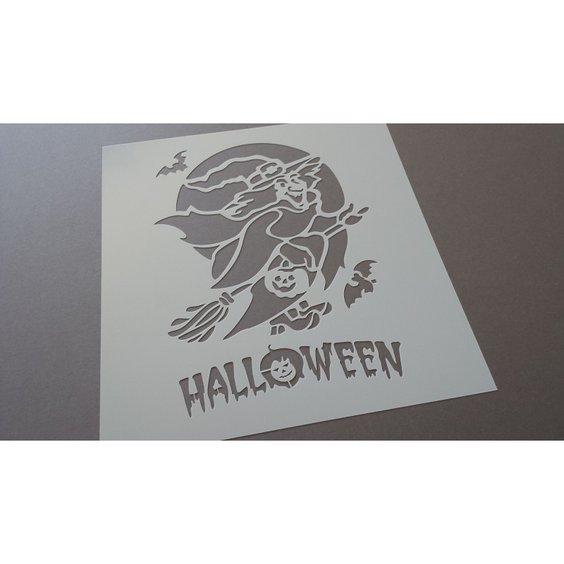 Pochoir Sorcière HALLOWEEN (00109) Pochoir Sorcière HALLOWEEN (00109)