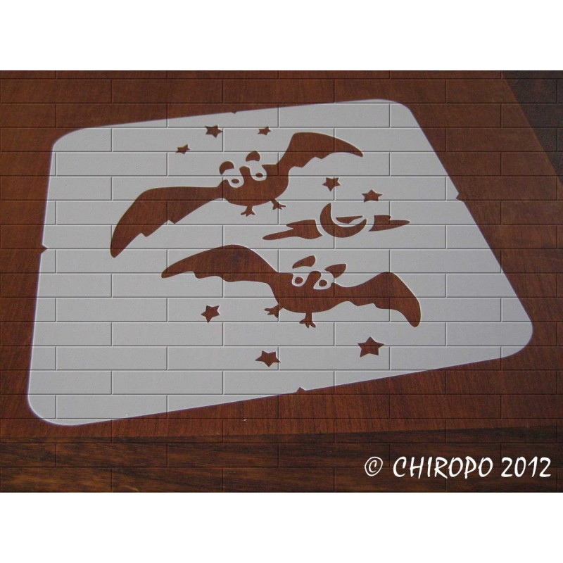 Pochoir Halloween - Chauves Souris (07960) Pochoir Halloween - Chauves Souris (07960)