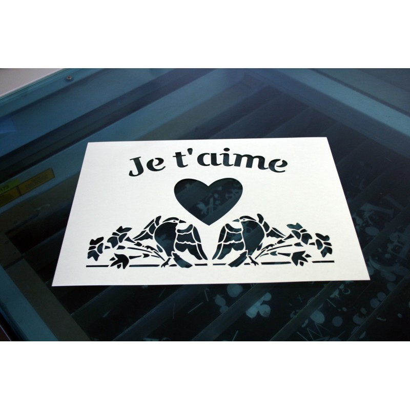 Pochoir - J'aime (00128)