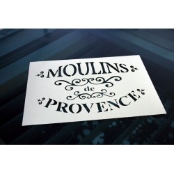 Pochoir - Moulins de Provence (00129)