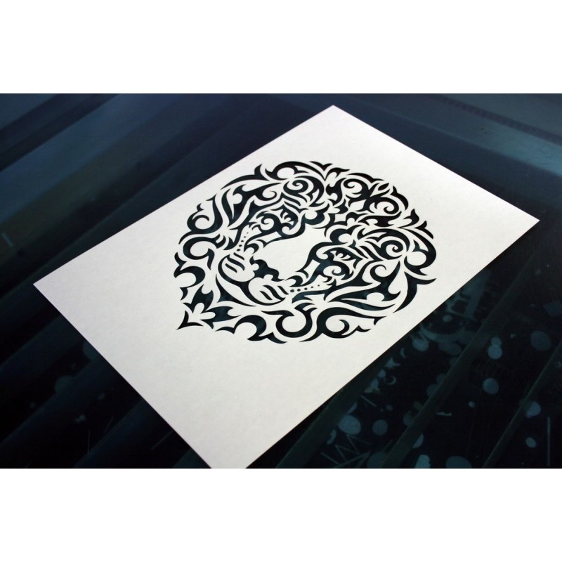 Pochoir Tête de Lion (00127) 