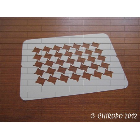 Pochoir mask pied de poule (0698-F1) Pochoir mask pied de poule (0698-F1)