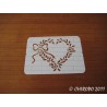 Pochoir Mini coeur 5 - Baroque (06581)
