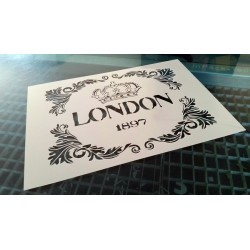 Pochoir shabby London (00135) 