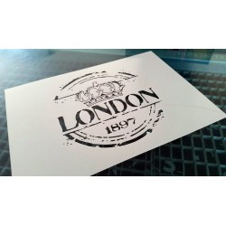 Pochoir shabby London (00135) 