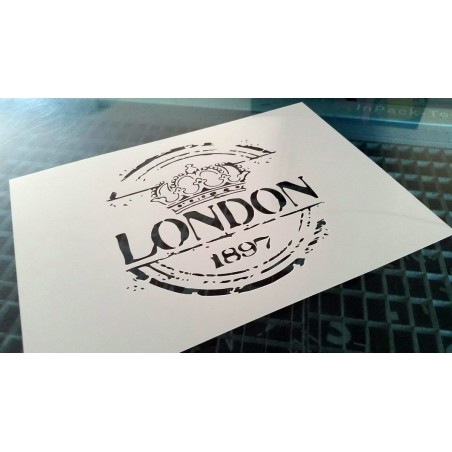 Pochoir shabby London (00135) Pochoir shabby London (00135)