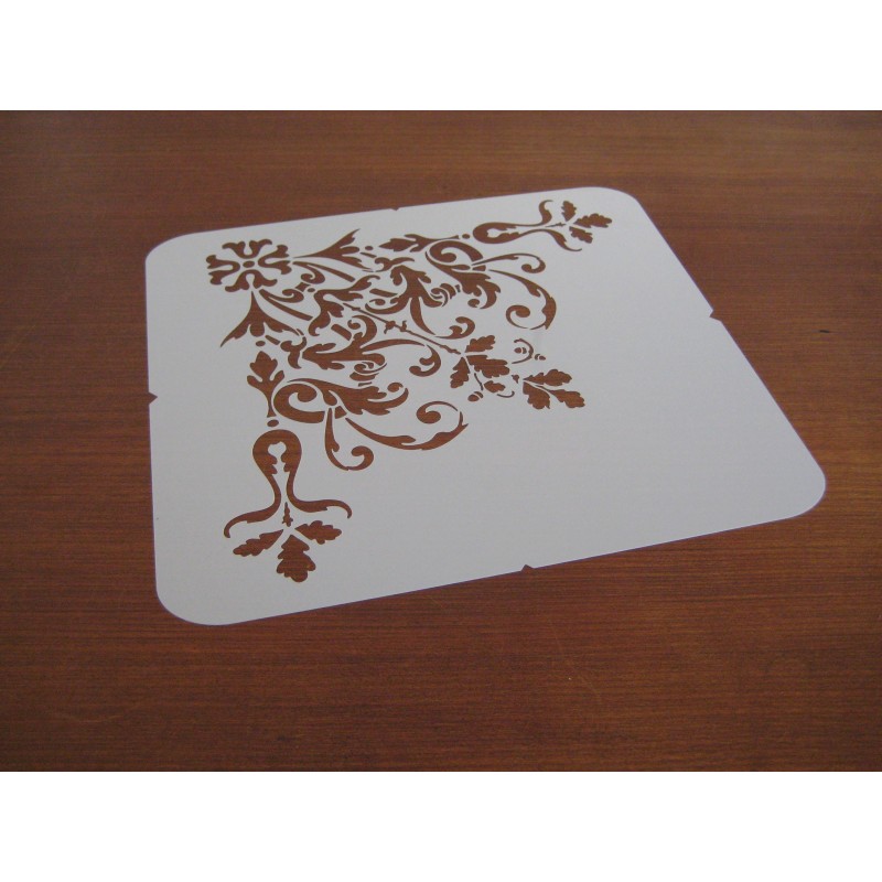 Pochoir Déco Angle Baroque (07260)