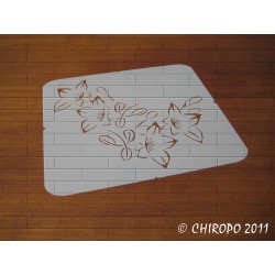 Pochoir Petites fleurs Japonaises (0391-F3)