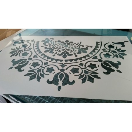 Pochoir XXL Mandala 2 - Demi (00165XL) Pochoir XXL Mandala 2 - Demi (00165XL)