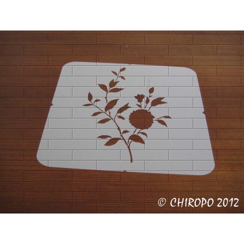 Pochoir Fleur 2 (07120) liquidation
