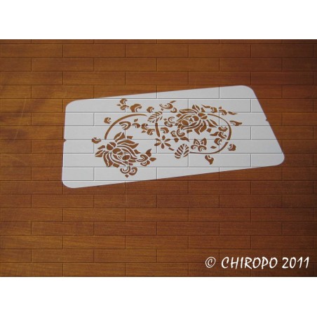 Pochoir Fleur orientale 2 (0144) Pochoir Fleur orientale 2 (0144)
