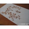 Pochoir Grande Branche Fleur de Cerisier 1 (0420-F10)