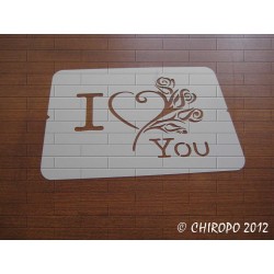 Pochoir I Love You (06891)