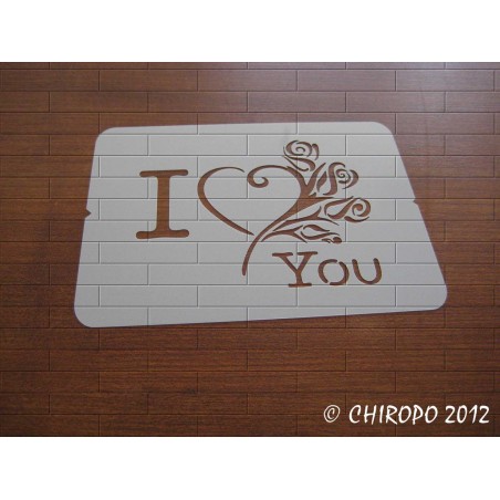 Pochoir I Love You (06891) Pochoir I Love You (06891)