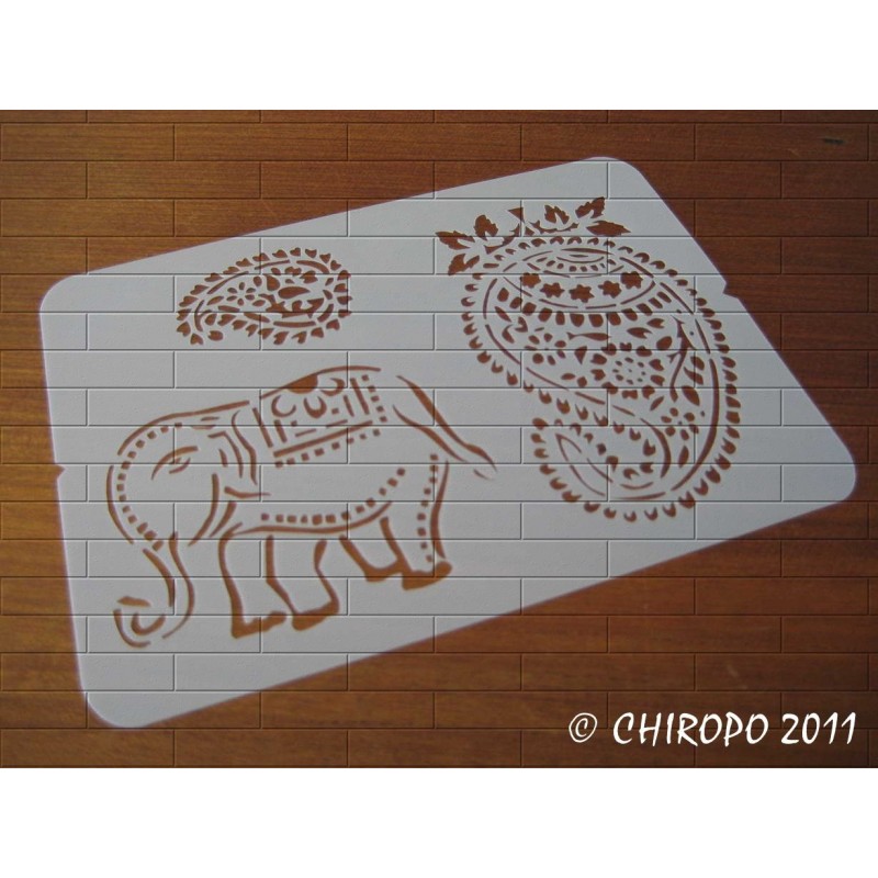 Pochoir Mini Décoration Orientale (03981)