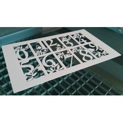 Scrapbooking Pochoir Alphabet 1 (08480)
