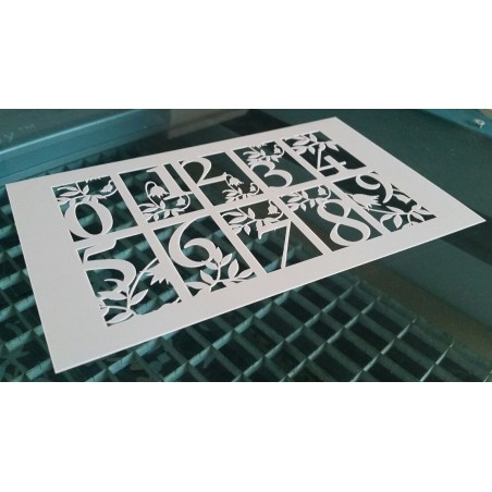 Scrapbooking Pochoir Alphabet 1 (08480) Scrapbooking Pochoir Alphabet 1 (08480)