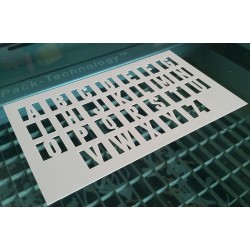 Scrapbooking Gabarit Pochoir Alphabet 2 (08910)