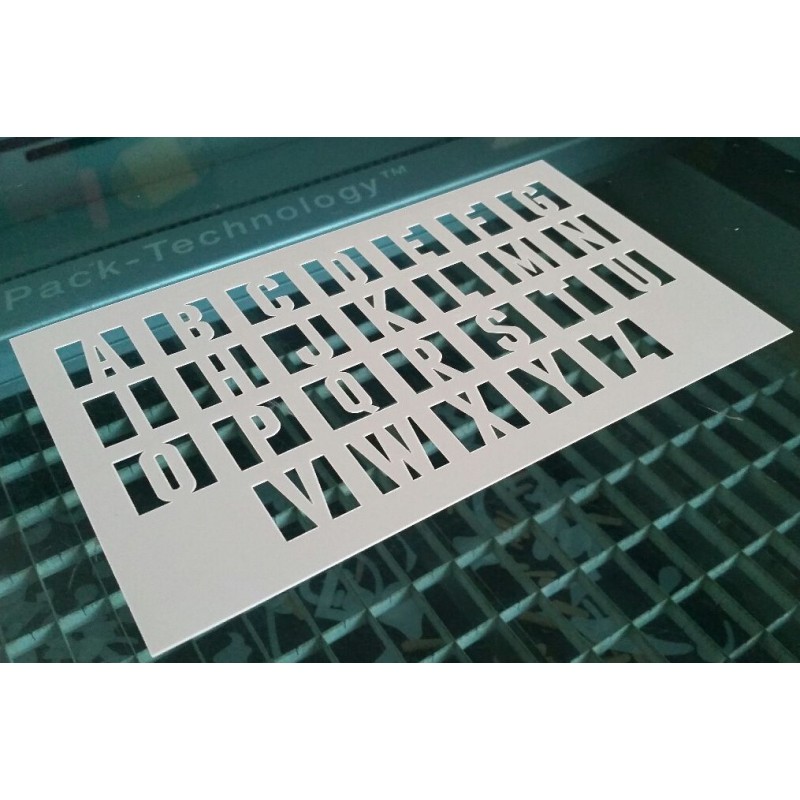 Scrapbooking Gabarit Pochoir Alphabet 2 (08910)