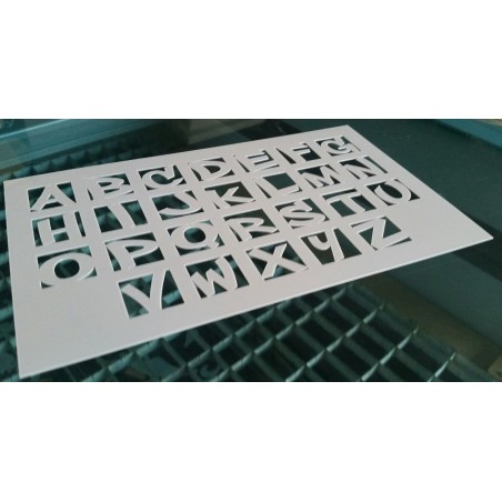 Scrapbooking Gabarit Pochoir Alphabet 3 (08920) Scrapbooking Gabarit Pochoir Alphabet 3 (08920)