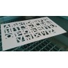 Scrapbooking Gabarit Pochoir Alphabet 3 (08920)