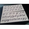 Pochoir alphabet - Lettres 3 cm (00182)