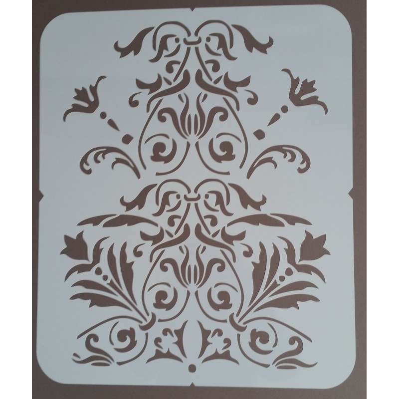 Grand Pochoir Baroque 1 - 35x42 cm Grand Pochoir Baroque 1 - 35x42 cm