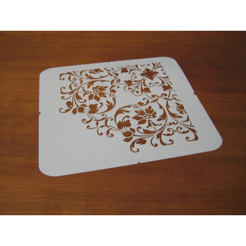 Pochoir Déco angle baroque (05410) Pochoir Déco angle baroque (05410)
