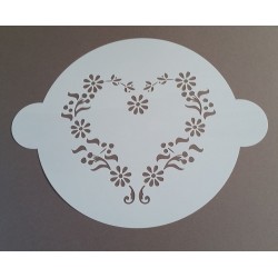 Pochoir  gâteaux - 26 cm - Coeur