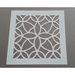 Pochoir carreau de ciment 1 - 15x15 cm -