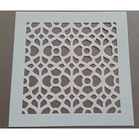Pochoir carreau de ciment 1 - 15x15 cm - Pochoir carreau de ciment 1 - 15x15 cm -