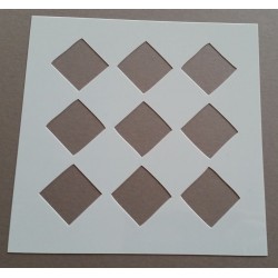 Pochoir carreau de ciment 1 - 15x15 cm -